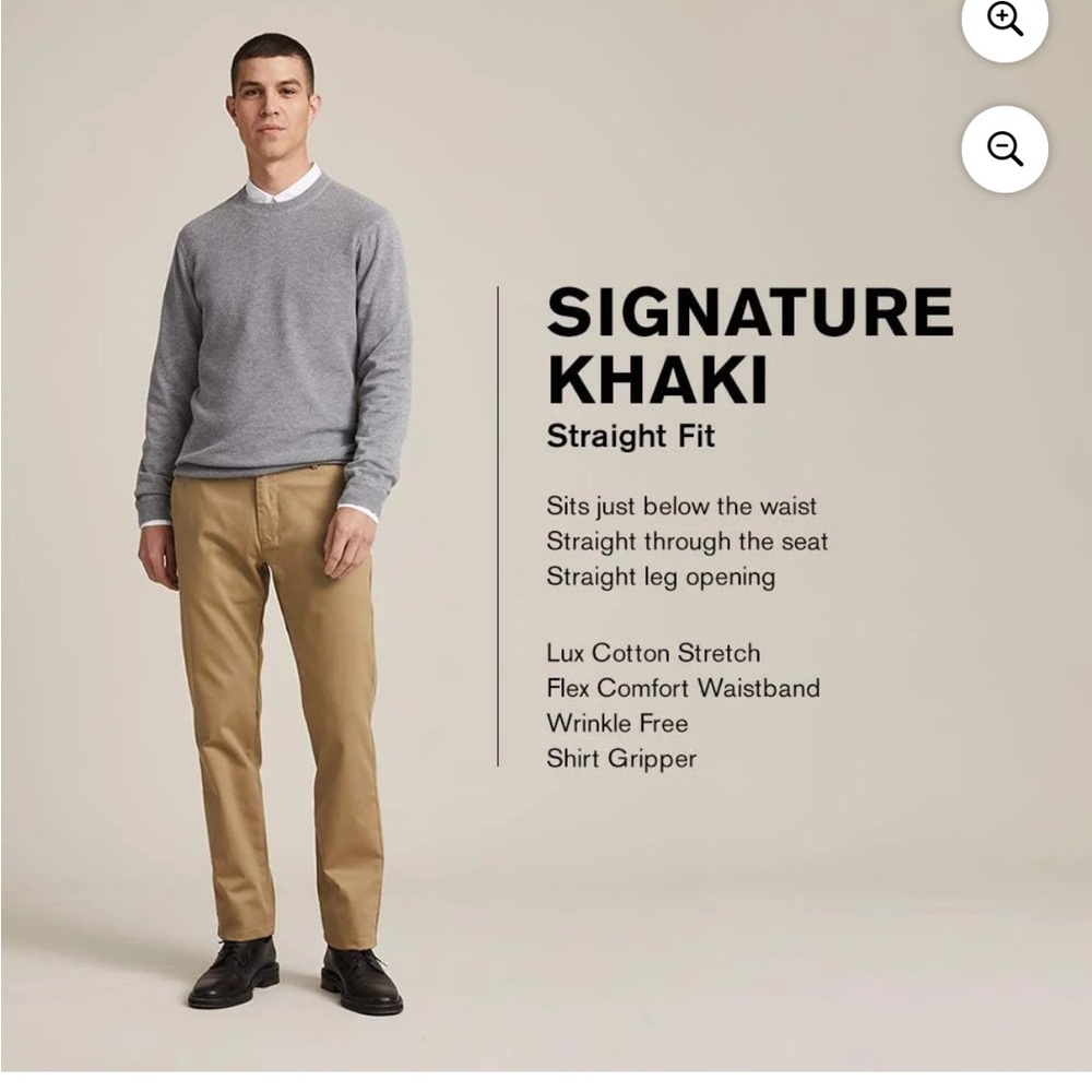 Men's Dockers Classic Khaki Pants - Picture 4 of 11